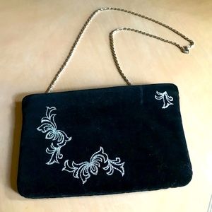 Black/Silver Evening Bag